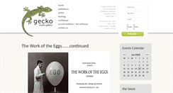 Desktop Screenshot of geckostudiogallery.com.au